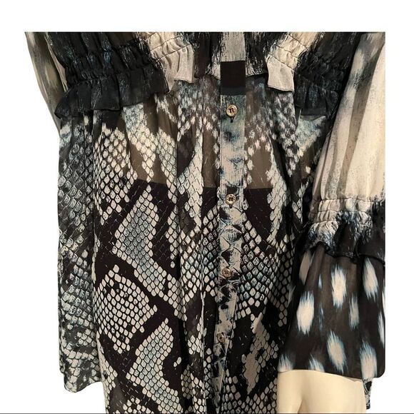 Roberto Cavalli Silk Blouse IT 48 /US 12 - Picture 4 of 8